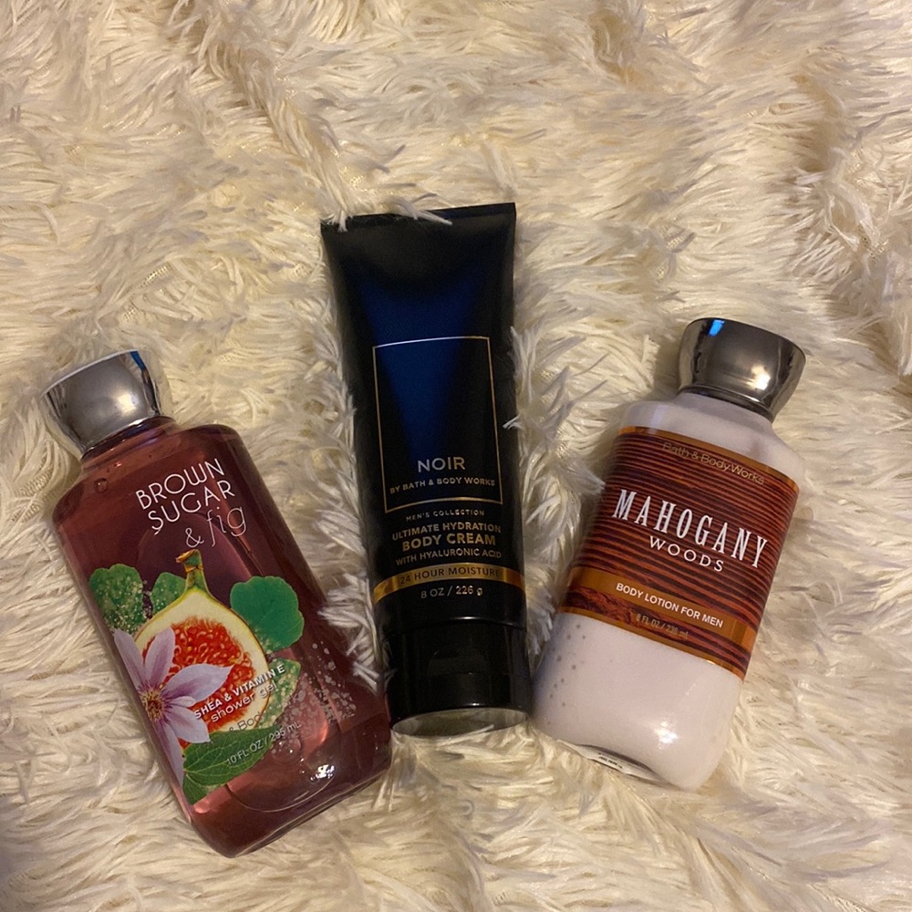 Men and women bath and body works bundle